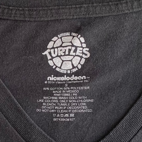 𝅺vintage Teenage Mutant Ninja Turtles Nickelodeon Graphic Tee Shirt Size Small - Picture 4 of 6